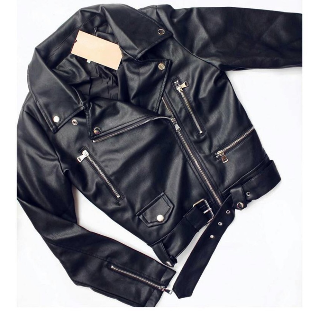 Zara - Faux leather jacket in size Medium